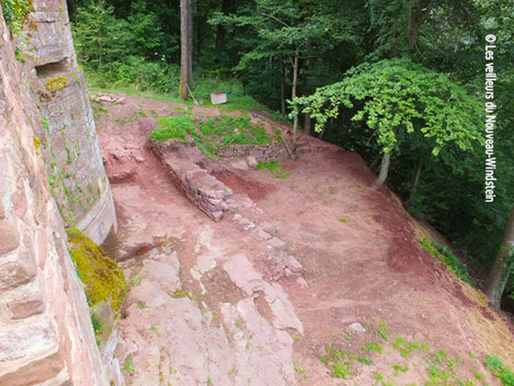 Dégagement barbacane coté sud
