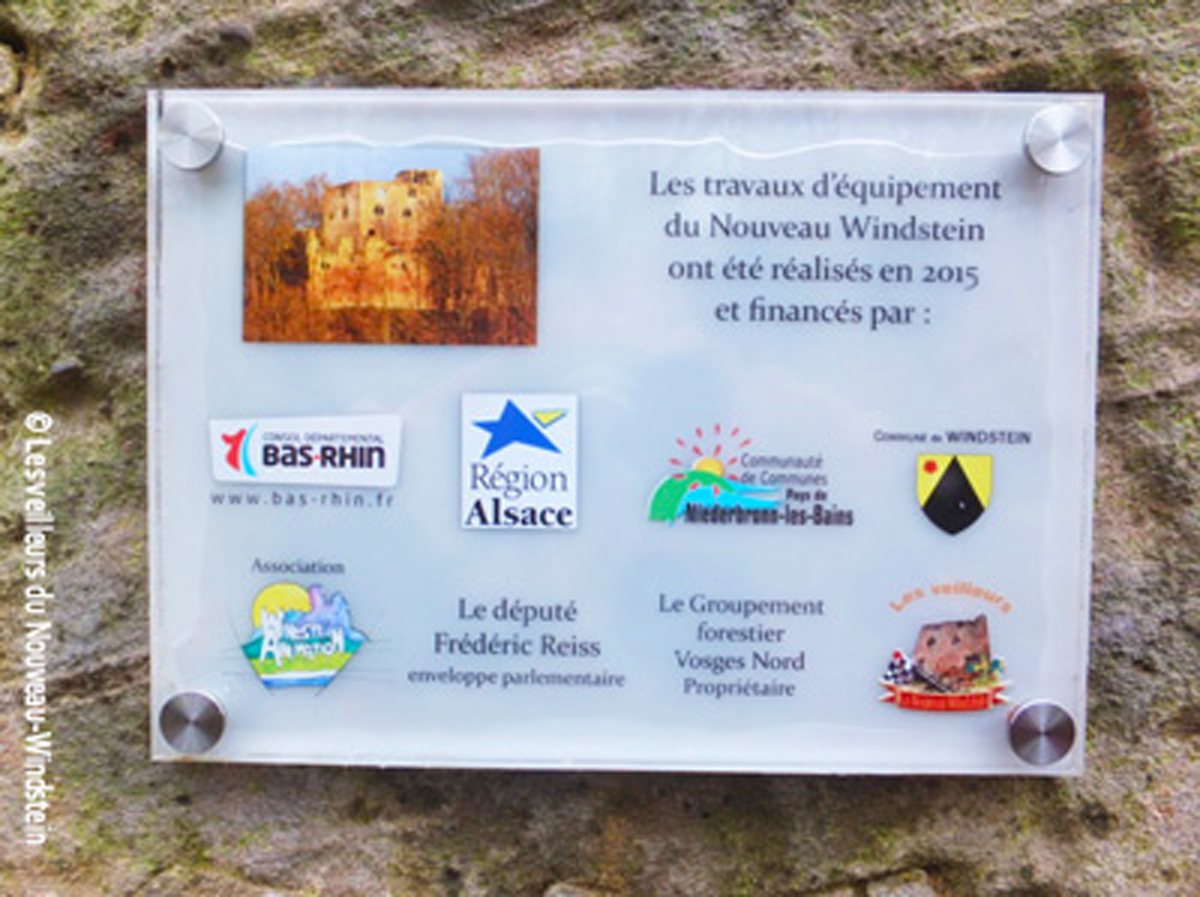 plaque inaugurale windstein